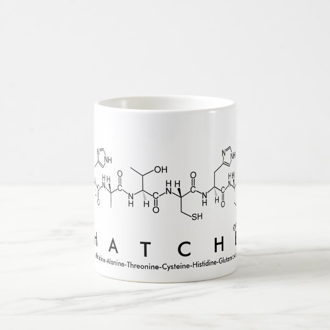 Mug Bouche de nom du peptide Thatcher (Centre)