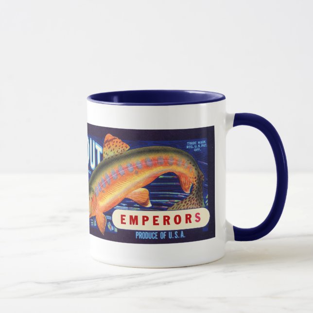 Mug Bouche de truite d'or (Droite)