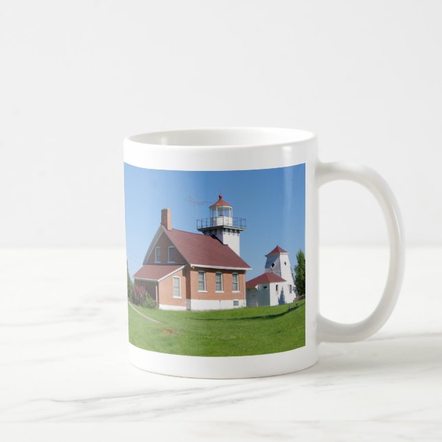 Mug Bouche d'histoire du phare de Sherwood Point (Droite)