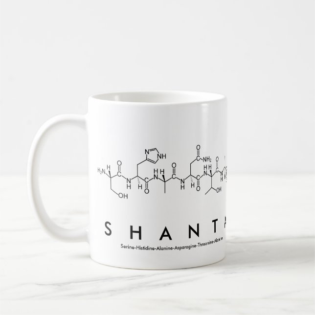 Mug Bouche nom du peptide Shanta (Gauche)