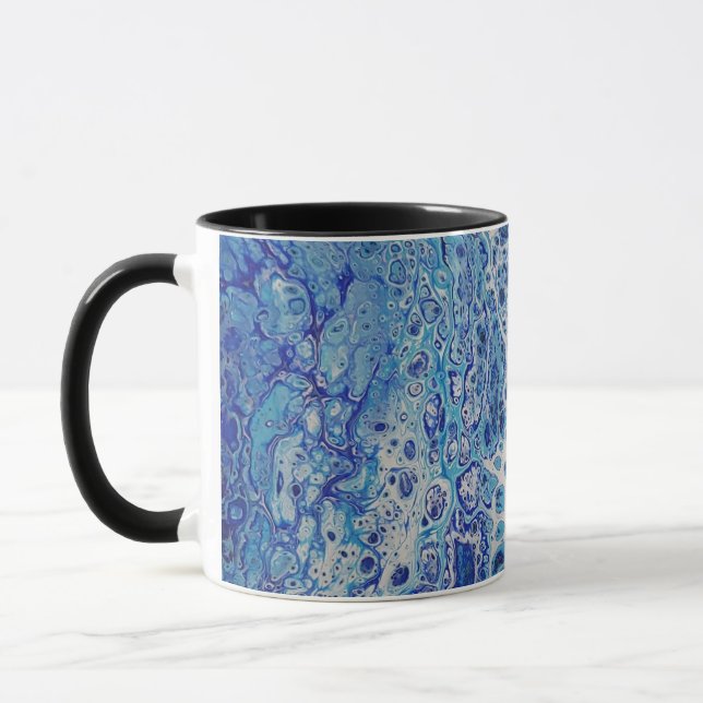 Mug Bouchon bleu mousseux (Gauche)