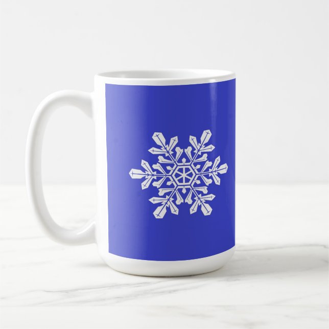 Mug Bouchon bleu neige (Gauche)
