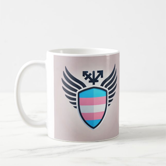 Mug Bouchon de bouclier trans. (Gauche)