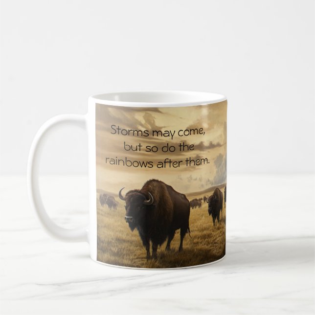 Mug Bouchon de buffle Stormy Escape (Gauche)