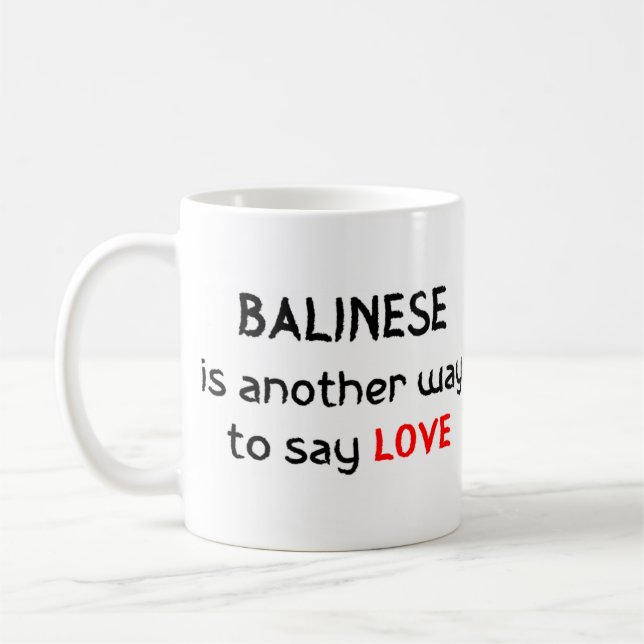 Mug bouchon de café balinais (Gauche)