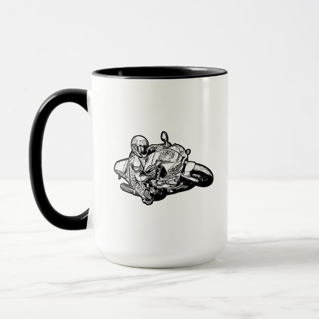 Mug Bouchon de café de moto (Gauche)