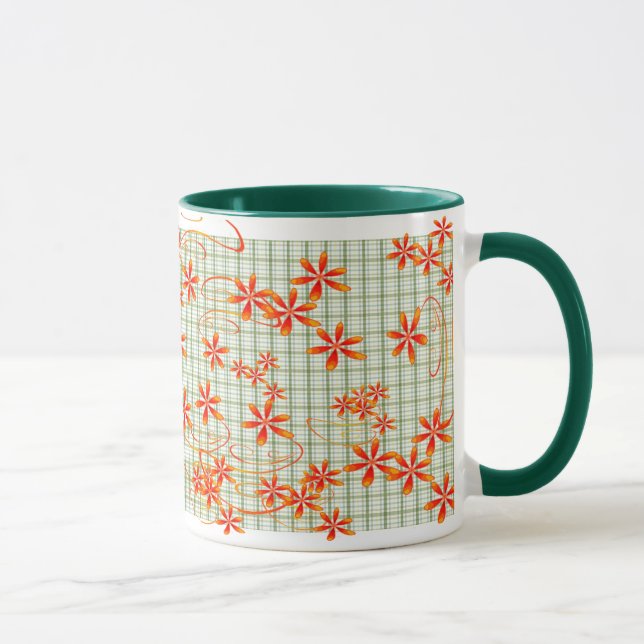 Mug Bouchon de café Flower Power (Droite)