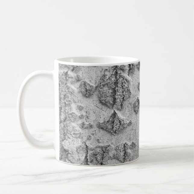 Mug Bouchon de café motif à écorce de bouleau (Gauche)