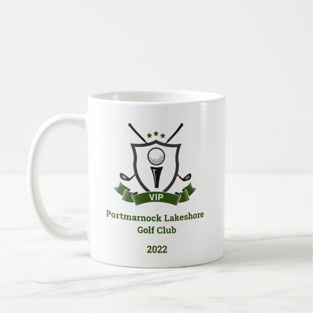Mug Bouchon de café VIP Golf Club personnalisable - 11 (Gauche)