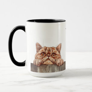 Mug Bouchon de chat à courte distance