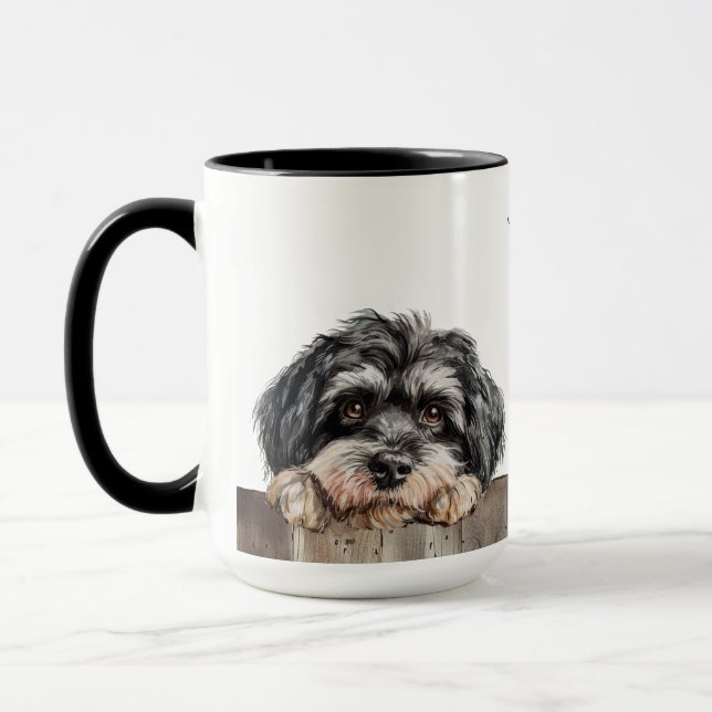 Mug Bouchon de chien Havanais (Gauche)