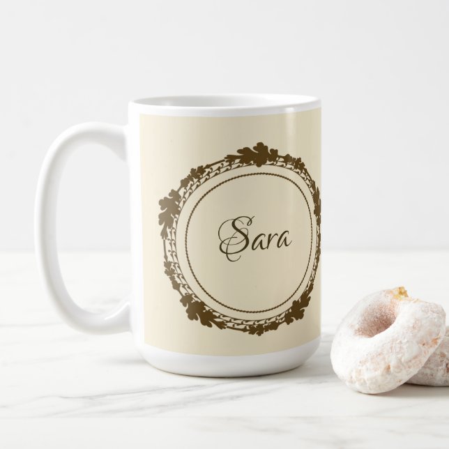 Mug Bouchon en or personnalisé (Avec donut)