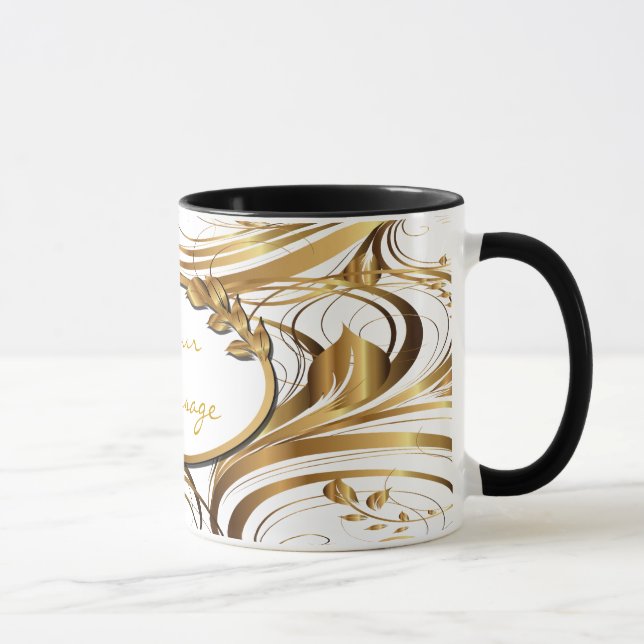 Mug Bouchon Motif Gold 1 (Droite)