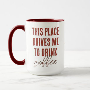 Mug Bouchons de café de nom personnalisé
