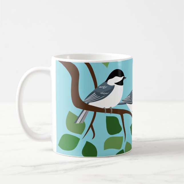 Mug Bouchons d'oiseaux de poulet (Gauche)