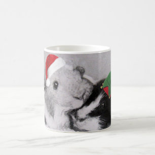 Mug Bouclage de cobaye de Peegs de Noël