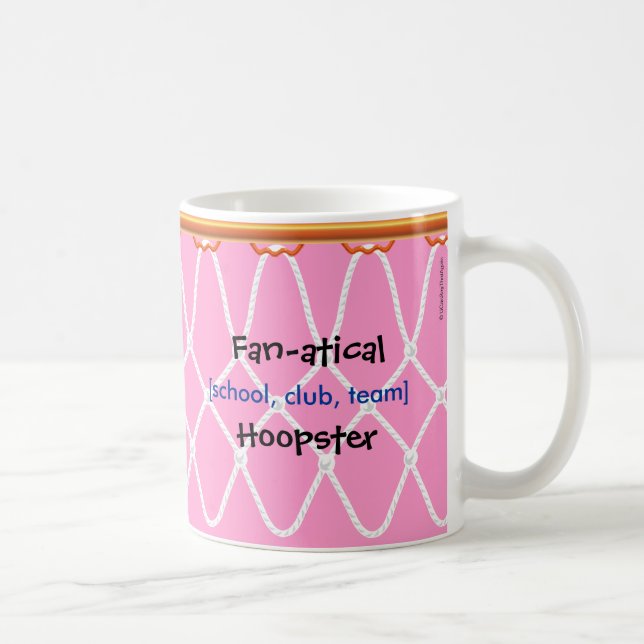 Mug Boucle de basketball Net_Fan-atical Hoopster_pink (Droite)
