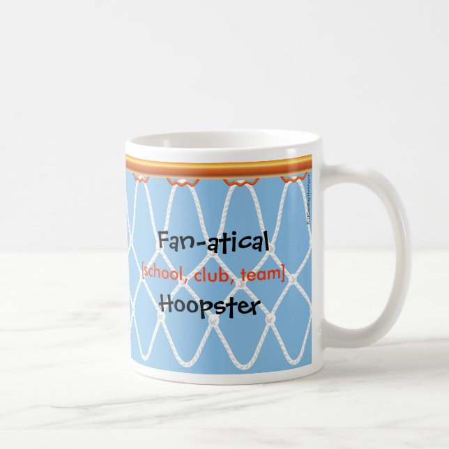 Mug Boucle de basketball Net_Fan-atical modèle_bleu (Droite)