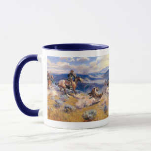 Mug Boucles de Charles M. Russell et Horses rapide