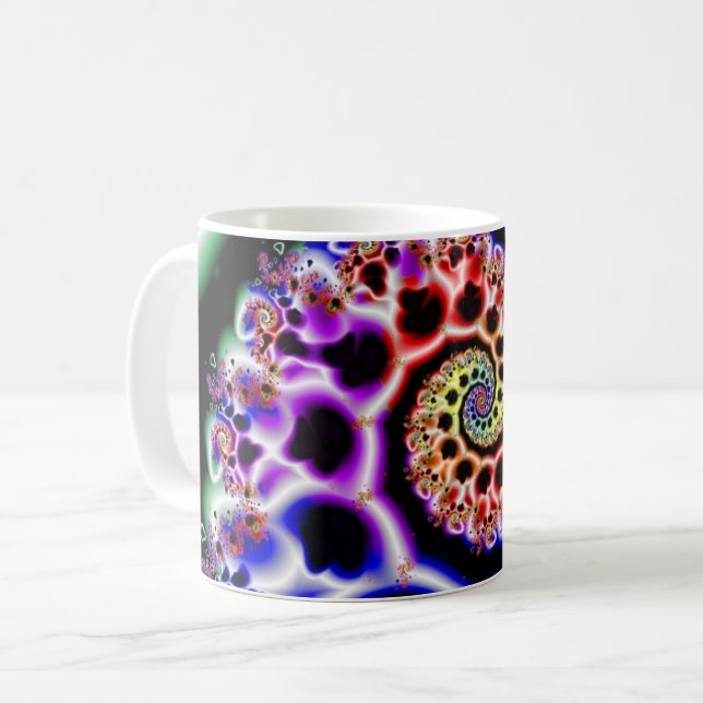 Mug Boucles de fruits | Arc en arc-en-ciel (Devant gauche)