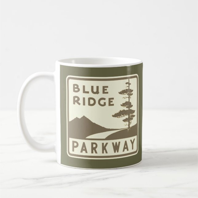 Mug Bouclier Blue Ridge Parkway (Gauche)
