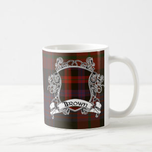 Mug Bouclier Brown de tartan