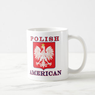 Mug Bouclier d'aigle américain polonais