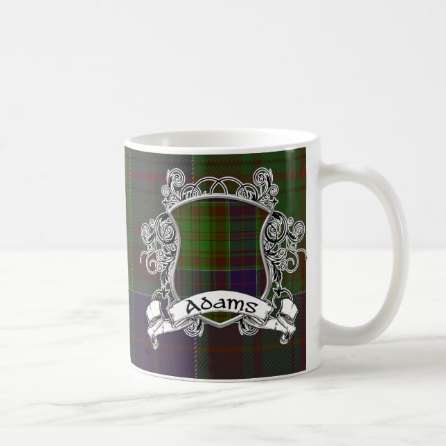 Mug Bouclier de tartan d'Adams (Droite)