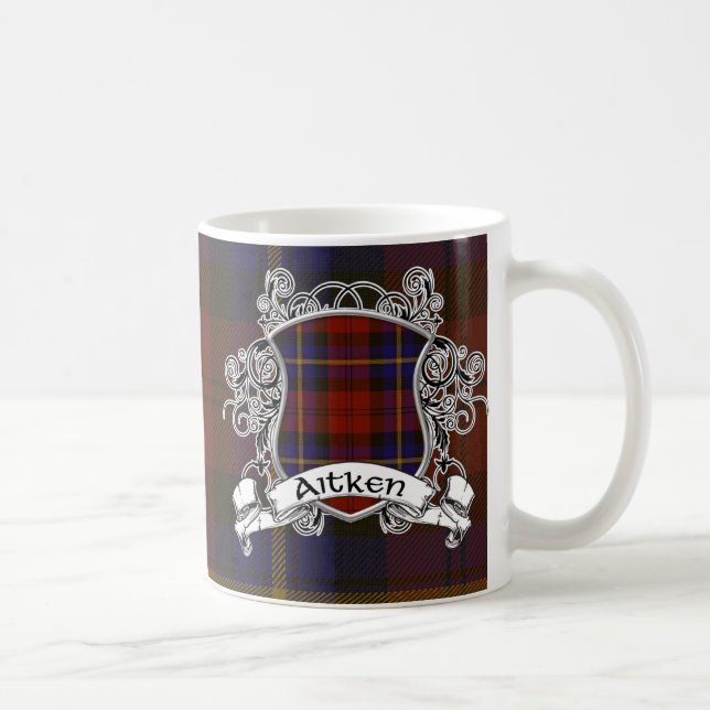 Mug Bouclier de tartan d'Aitken (Droite)