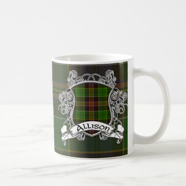 Mug Bouclier de tartan d'Allison (Droite)