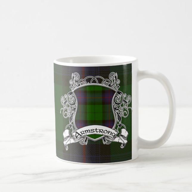 Mug Bouclier de tartan d'Armstrong (Droite)