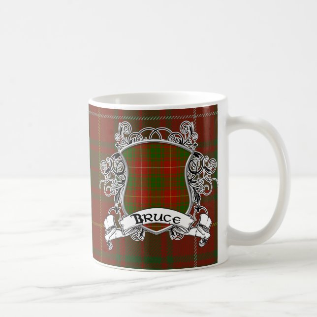 Mug Bouclier de tartan de Bruce (Droite)