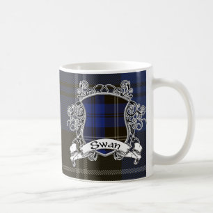 Mug Bouclier de tartan de cygne