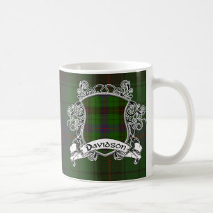 Mug Bouclier de tartan de Davidson