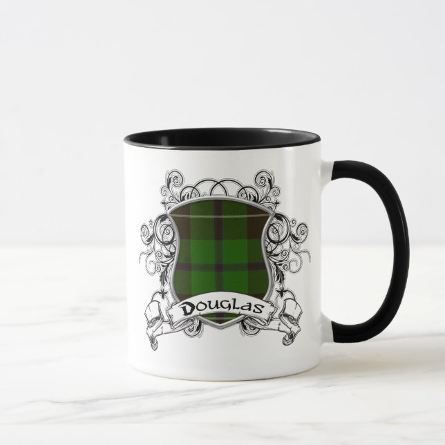 Mug Bouclier de tartan de Douglas (Droite)