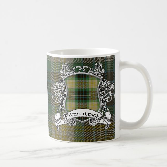 Mug Bouclier de tartan de Fitzpatrick (Droite)