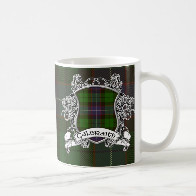 Mug Bouclier de tartan de Galbraith (Droite)