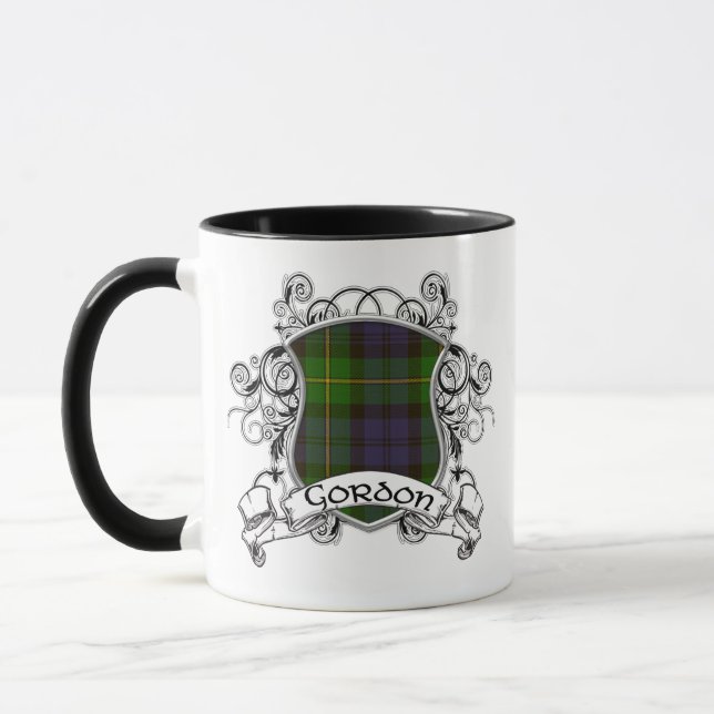 Mug Bouclier de tartan de Gordon (Gauche)
