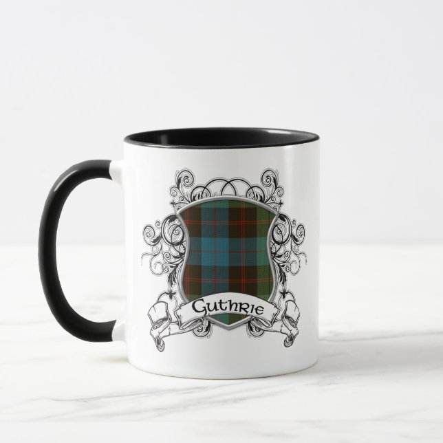 Mug Bouclier de tartan de Guthrie (Gauche)