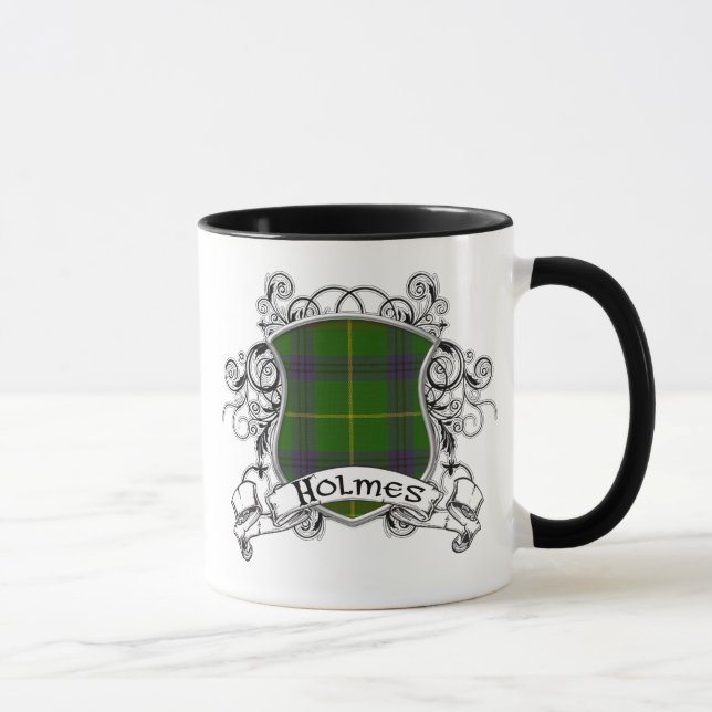 Mug Bouclier de tartan de Holmes (Droite)
