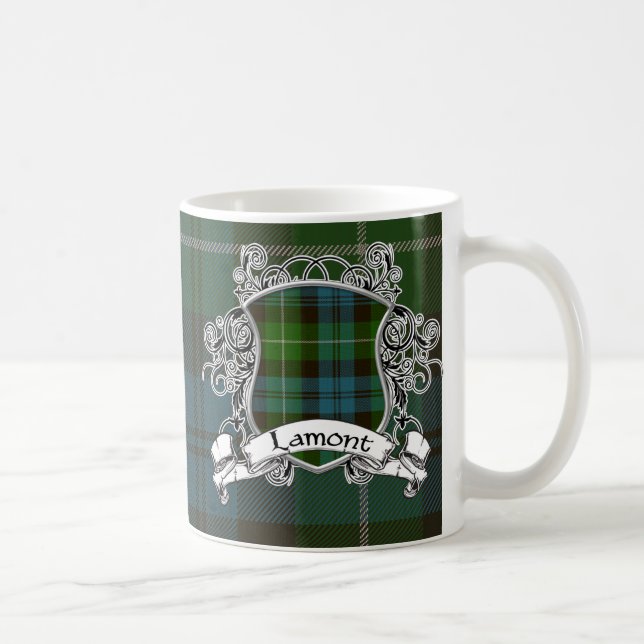 Mug Bouclier de tartan de Lamont (Droite)