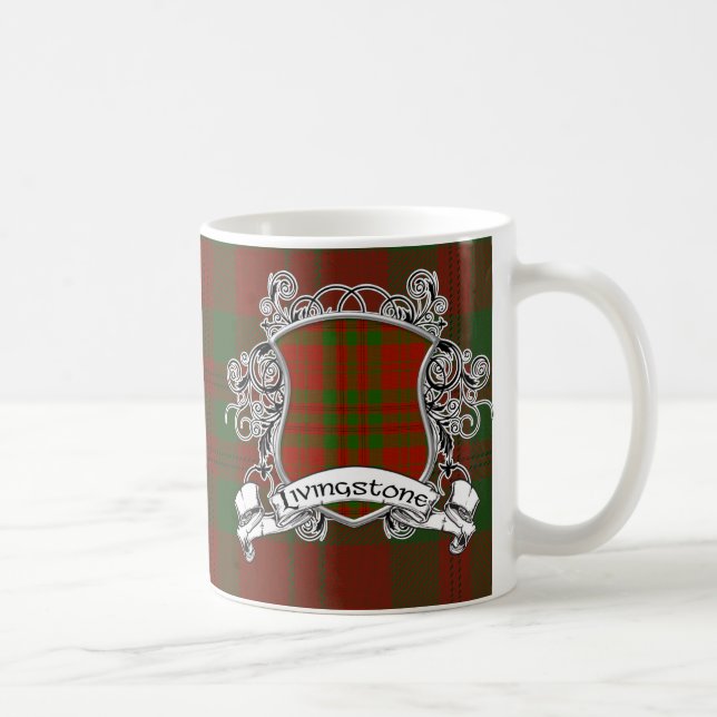 Mug Bouclier de tartan de Livingstone (Droite)