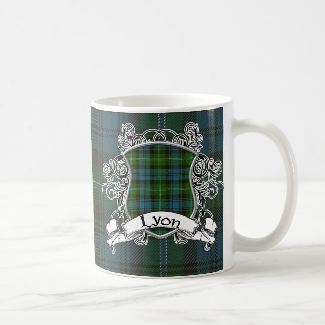 Mug Bouclier de tartan de Lyon (Droite)
