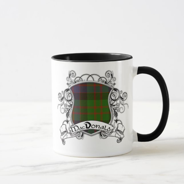 Mug Bouclier de tartan de MacDonald (Droite)