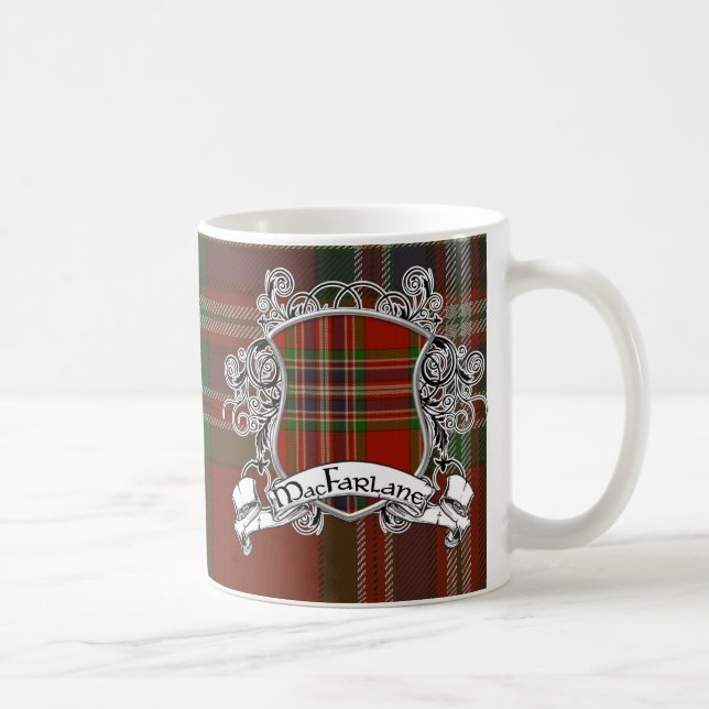 Mug Bouclier de tartan de MacFarlane (Droite)