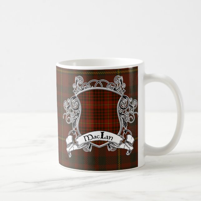 Mug Bouclier de tartan de MacIan (Droite)