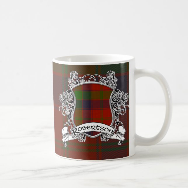 Mug Bouclier de tartan de Robertson (Droite)
