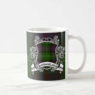 Mug Bouclier de tartan de Sutherland