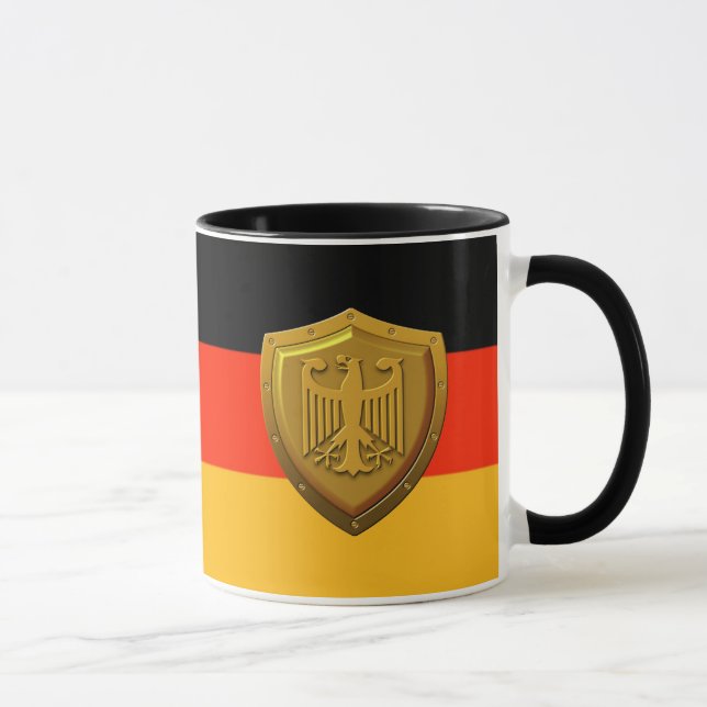 Mug Bouclier d'Eagle d'Allemand (Droite)