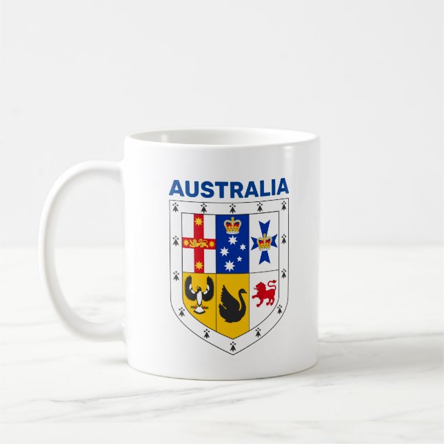 Mug Bouclier des armes d'Australie (Gauche)